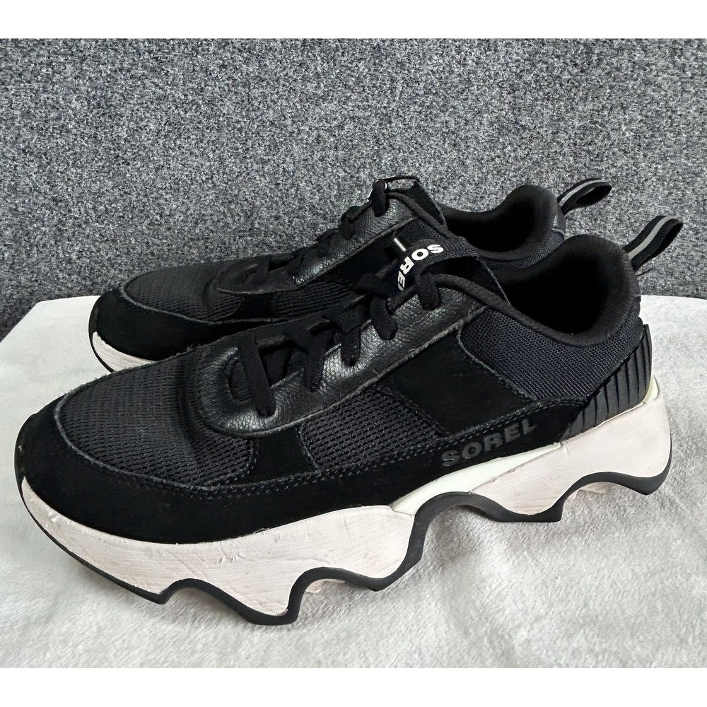 Sorel Kinetic Impact II Wonder Lace Up Women's 8.5~ Black Running Athletic Shoes